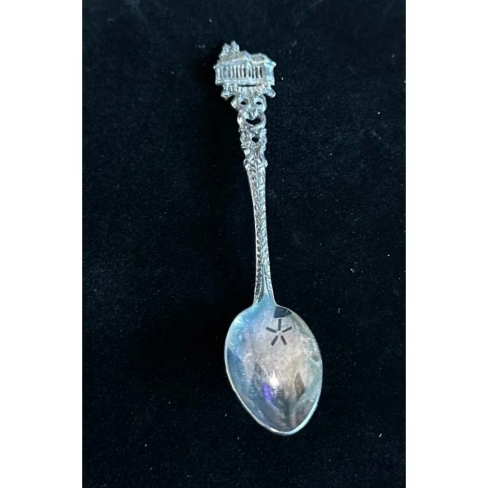 Vintage Antiko 100 4.25'' Baden Baden Germany Souvenir Spoon Collectible